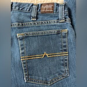 Made in USA. All American Clothing Company Men’s Jeans 34x34. Retail $79 Patriot